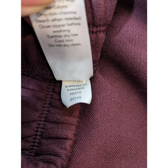 Athleta Recover Bounce Back Jogger Sweatpants Burgundy 1X - Picture 11 of 14
